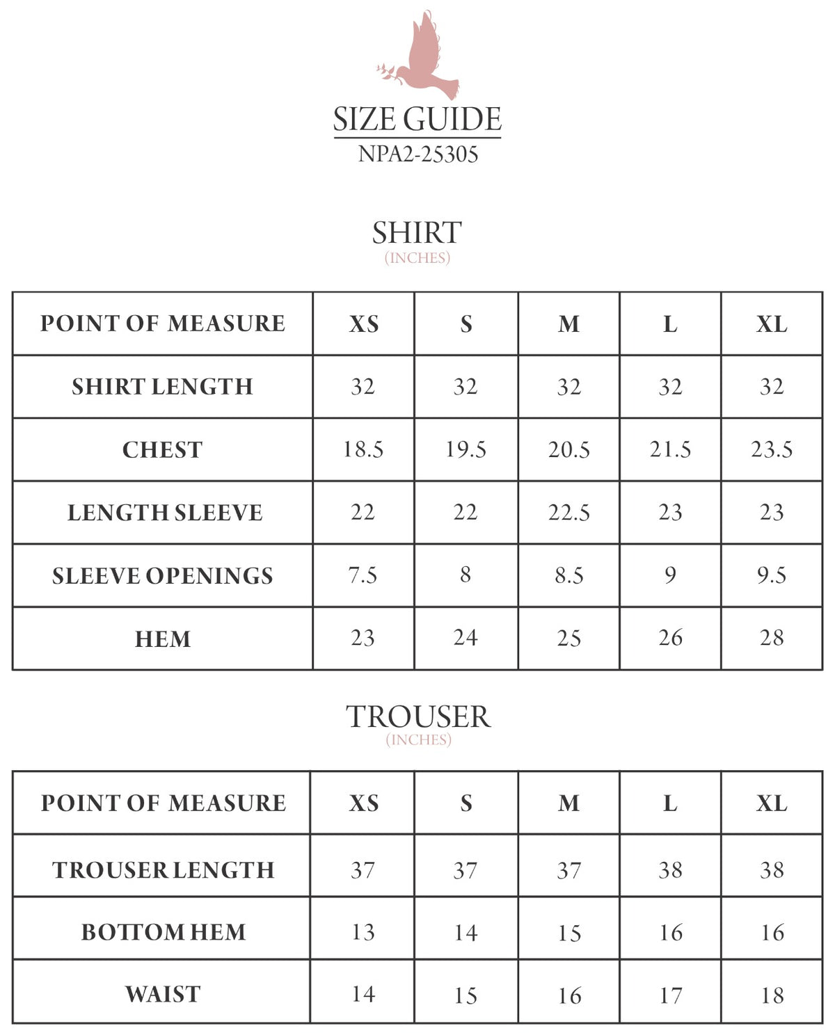 PINK LUXURY EMBROIDERED 2PCS SET (NPA2-25305) - READY TO WEAR