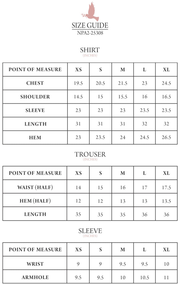 OFF-WHITE & BLUE LUXURY PRINTED 2PCS SET (NPA2-25308)- READY TO WEAR