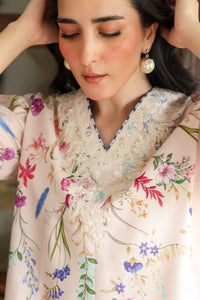 BLUSH PINK LILY LUXURY PRINTED & EMBROIDERED 2PCS SET (NPA2-25312)-READY TO WEAR