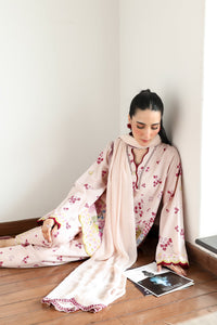 BLUSH PINK LUXURY PRINTED 3PCS SET (NPA3-25433) READY TO WEAR