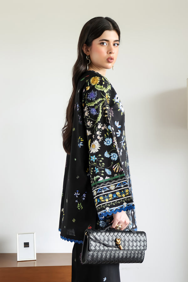 BLACK LUXURY PRINTED 2PCS SET (NPA2-25309)-READY TO WEAR