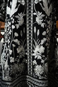 BLACK LUXURY EMBROIDERED KARANDI SET (NEL-25633)
