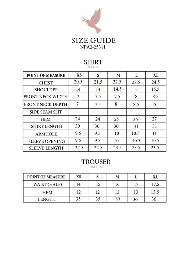 BUTTER YELLOW LUXURY PRINTED 2PCS SET (NPA2-25311) READY TO WEAR