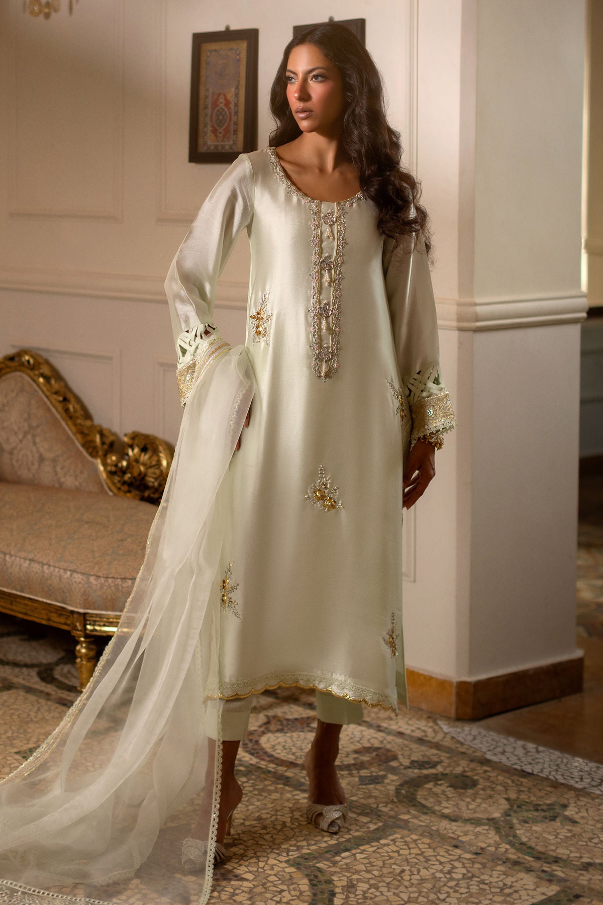 Arina (Shirt, Dupatta And Pants)