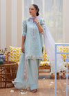 Noa Ice Blue Shirt, Shalwar and Dupatta
