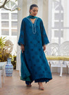 Cela Teal Shirt, Pants and Dupatta