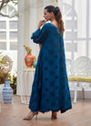 Cela Teal Shirt, Pants and Dupatta