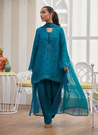 Maella Emerald Shirt, Shalwar and Dupatta