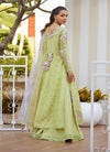 Talya Apple Green Kalidaar, Dhaka and Dupatta