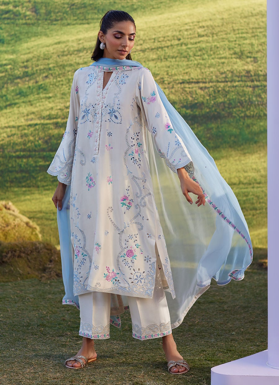 Elya Shirt, Izaar And Dupatta