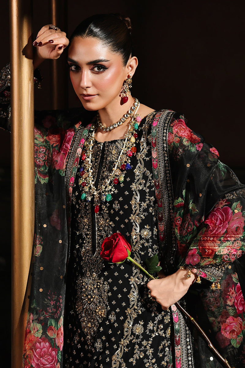 4-PC Charizma Unstitched Luxury Collection DJW5-05