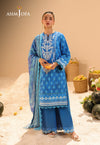 AJUBU-24 Printed Embroidered Lawn 3 Pcs