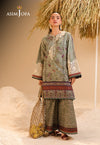 AJUBU-09 Printed Embroidered Lawn 2 Pcs