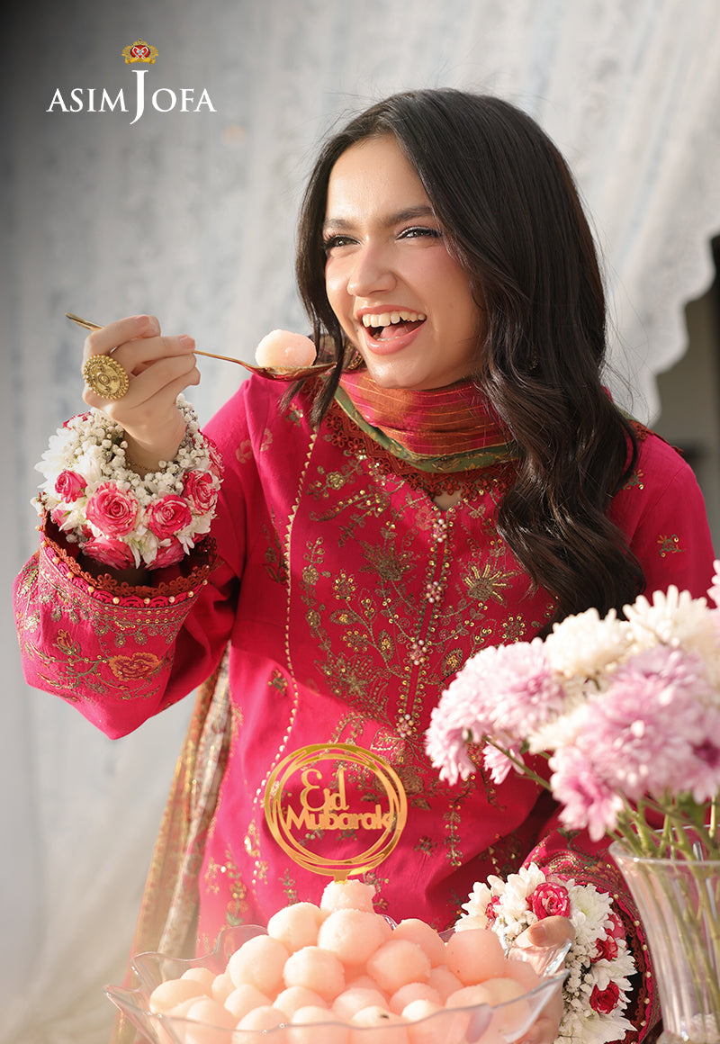 AJUBU-06 Embroidered Jacquard 3 Pcs