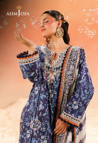AJUBU-23 Printed Embroidered Lawn 3 Pcs