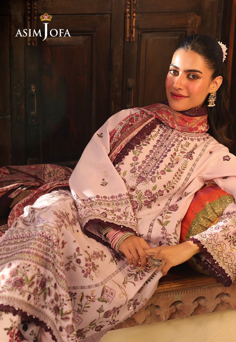 AJUBU-05 Embroidered Jacquard 3 Pcs
