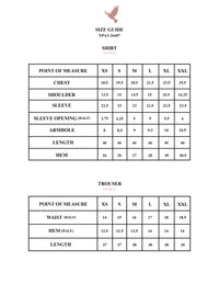 DEEP NAVY BLUE LUXURY EMBROIDERED 3PCS SET (NPA3-26407)