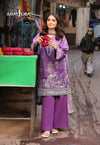 AJUBU-07 Embroidered Lawn 3 Pcs