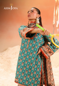 AJUBU-30 Printed Lawn 3 Pcs