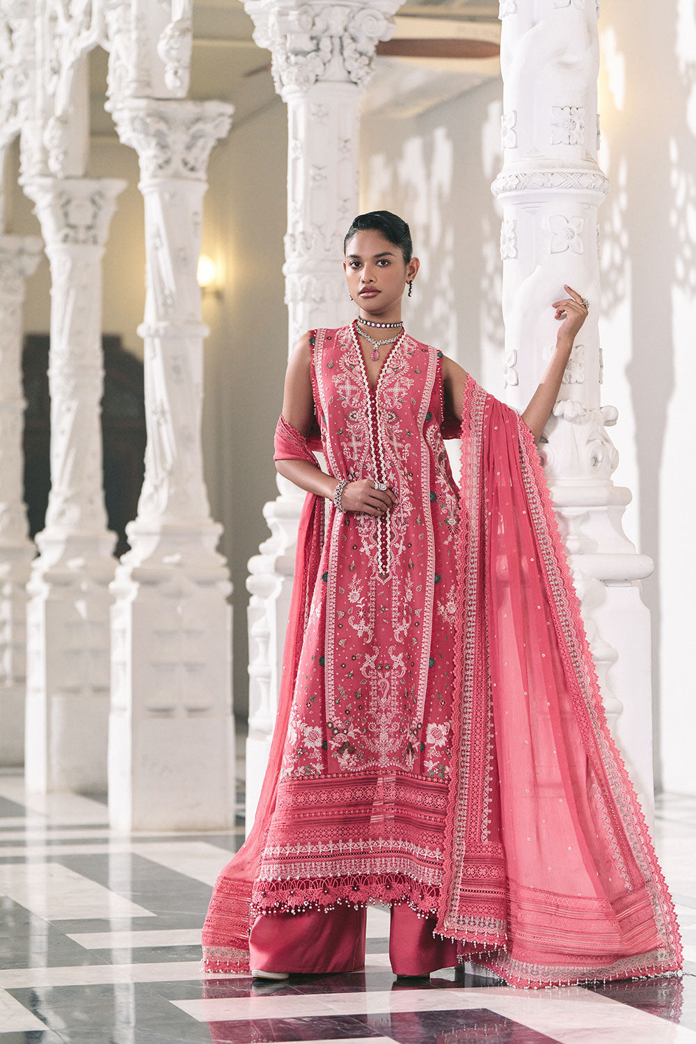 Design 8B Luxury Lawn Eid Edition 2026 Unstitched