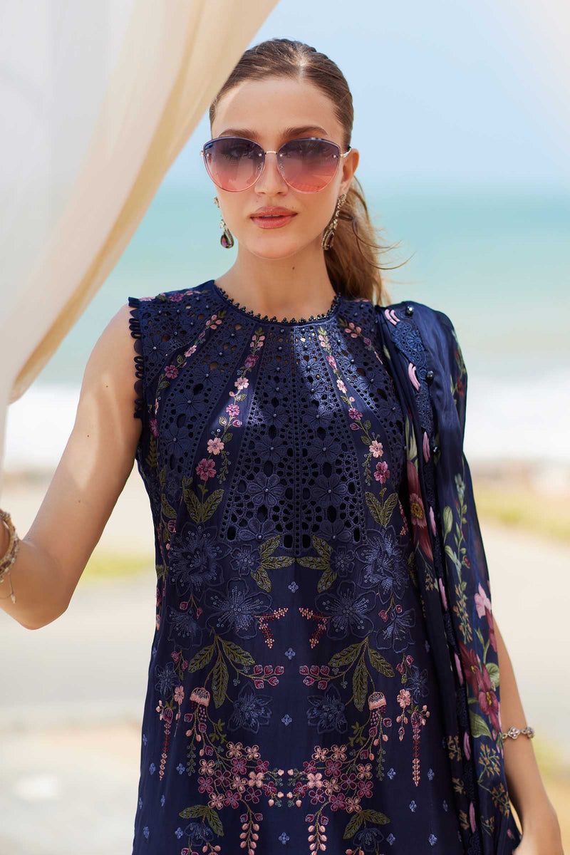 3 Piece Unstitched Embroidered Lawn Suit | EID LAWN-25-10