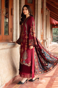 3 Piece Unstitched Embroidered Twill Linen Suit | DL-1210 Maria B
