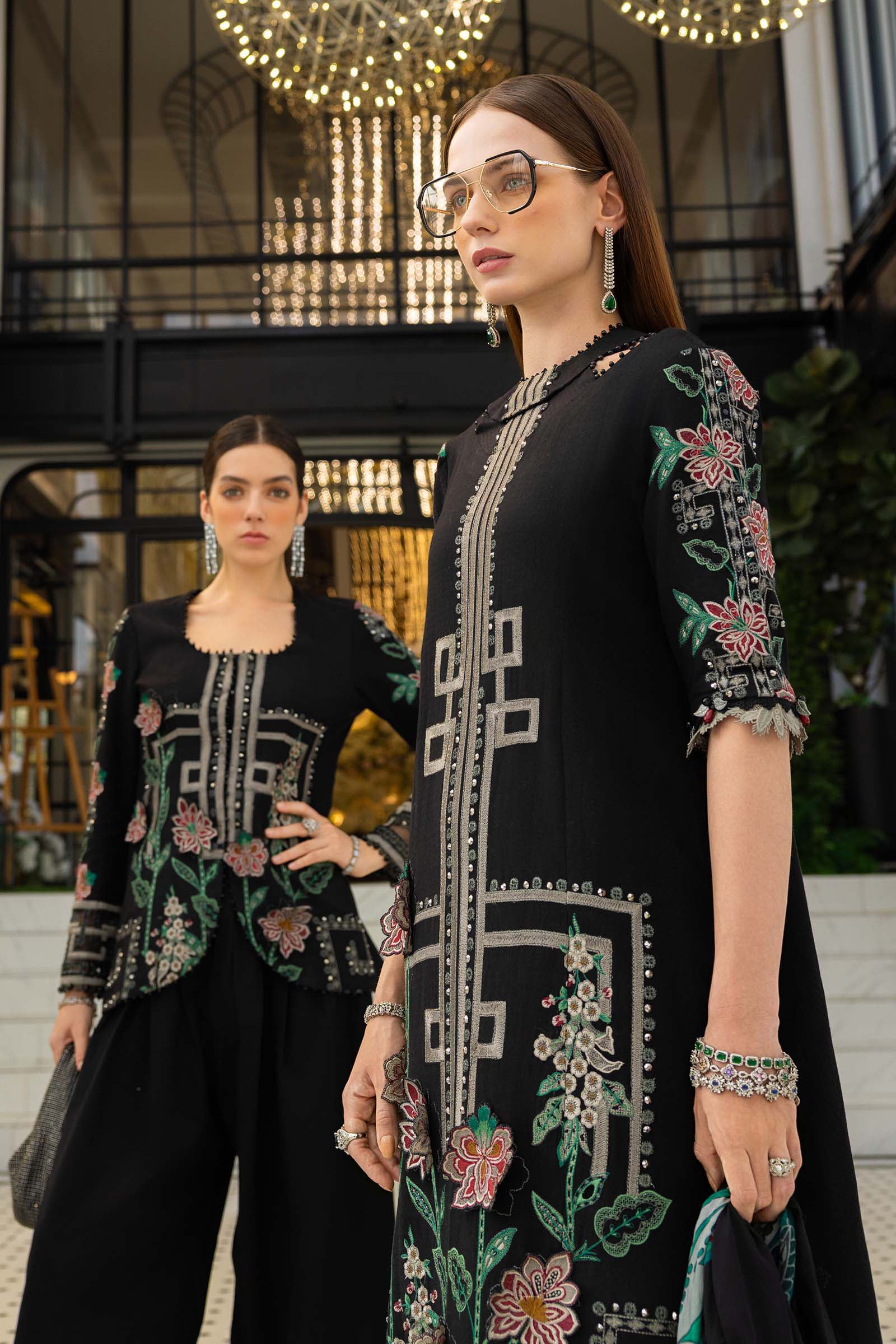 3 Piece Unstitched Embroidered Jacquard Lawn Suit EL-26-11