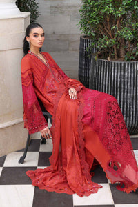 3 Piece Unstitched Embroidered Lawn Suit EL-26-13