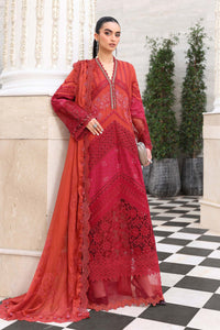 3 Piece Unstitched Embroidered Lawn Suit EL-26-13