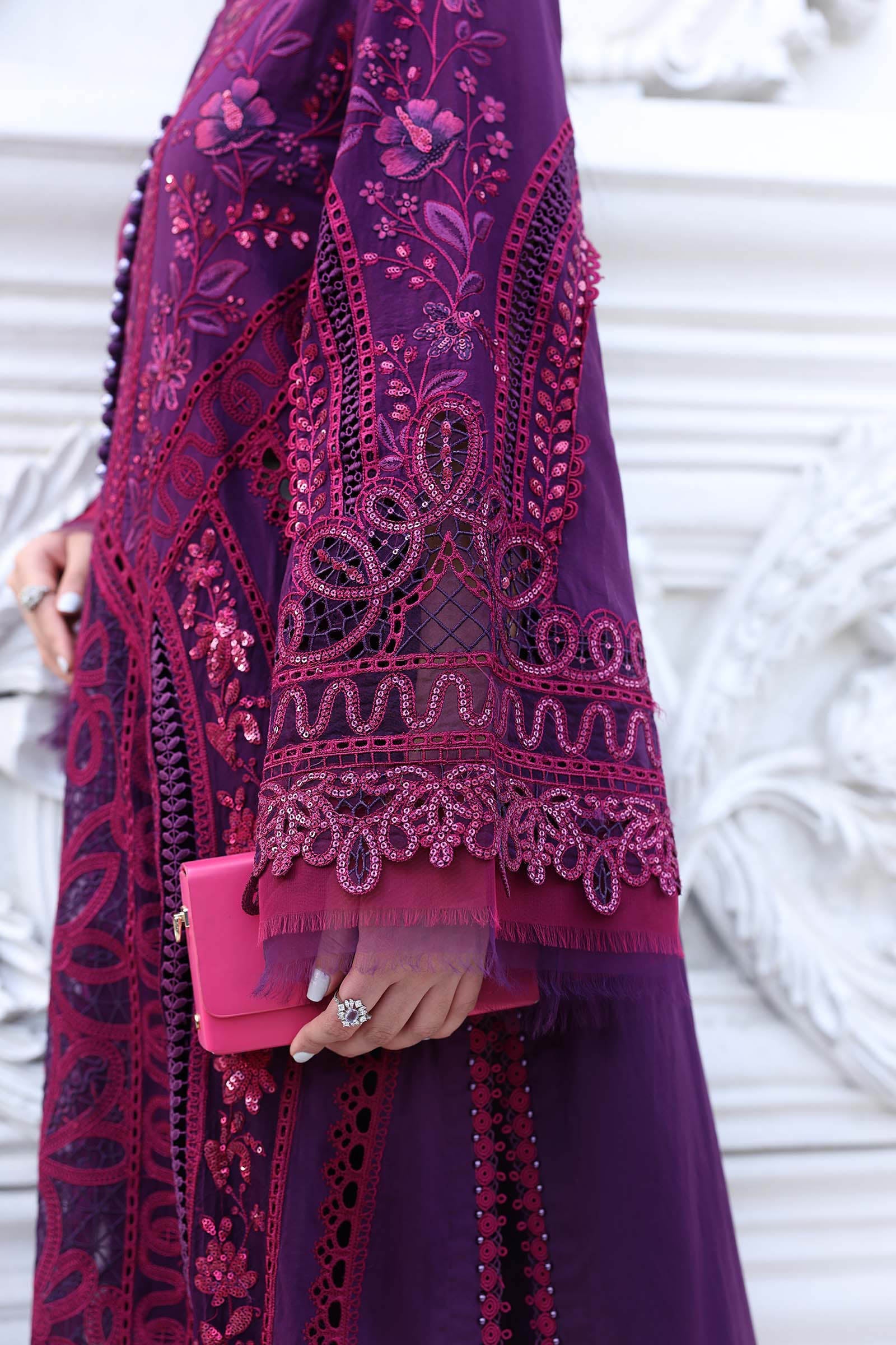 3 Piece Unstitched Embroidered Lawn Suit EL-26-14