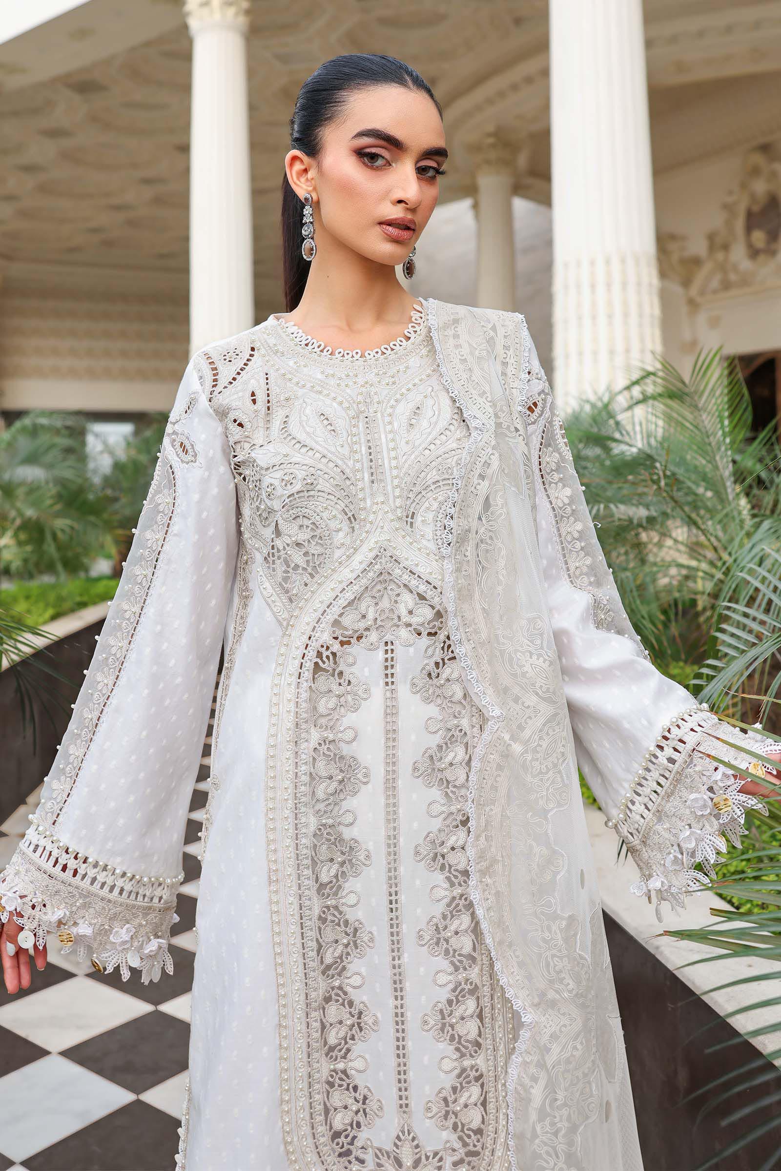 3 Piece Unstitched Embroidered Jacquard Lawn Suit EL-26-01