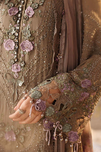 3 Piece Unstitched Embroidered Chiffon Suit - MPC-26-102