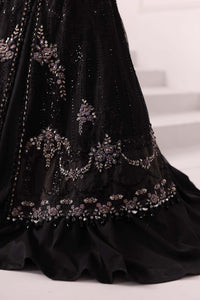 3 Piece Unstitched Embroidered Organza Suit | BD-3004