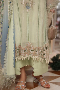 3 Piece Unstitched Embroidered Chiffon Suit - MPC-26-105