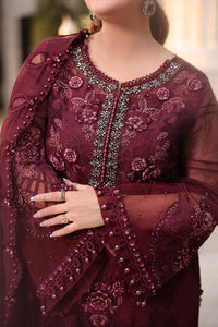 3 Piece Unstitched Embroidered Chiffon Suit - MPC-26-108