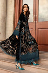 3 Piece Unstitched Embroidered Velvet Suit | DL-1208 Maria B