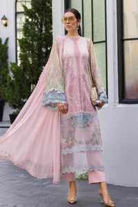 3 Piece Unstitched Embroidered Lawn Suit EL-26-09