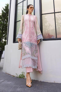 3 Piece Unstitched Embroidered Lawn Suit EL-26-09