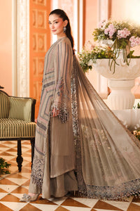 3 Piece Embroidered Chiffon Suit MPC-26-201-Antique Grey