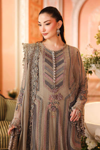3 Piece Embroidered Chiffon Suit MPC-26-201-Antique Grey