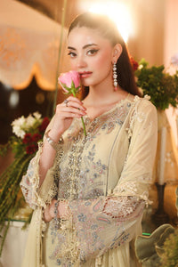3 Piece Embroidered Chiffon Suit MPC-26-208-Pastle Sunshine
