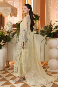 3 Piece Embroidered Chiffon Suit MPC-26-208-Pastle Sunshine