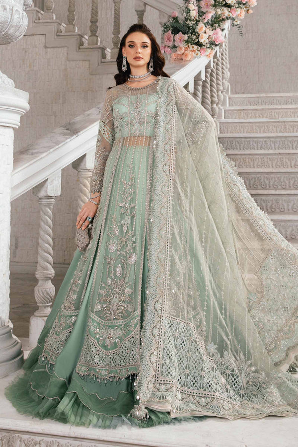 3 PIECE UNSTITCHED EMBROIDERED SUIT | BD-2803 Maria B