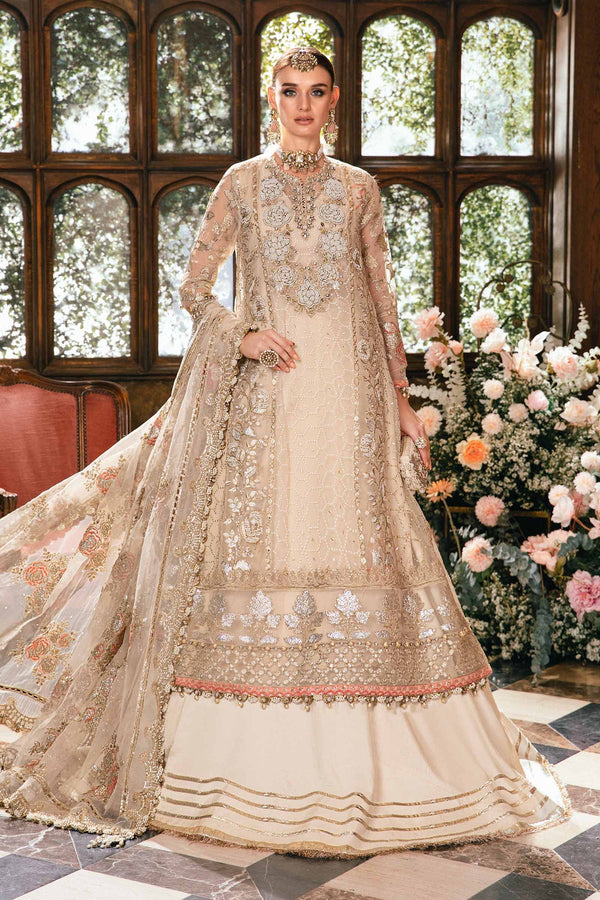 3 PIECE UNSTITCHED EMBROIDERED SUIT | BD-2805 Maria B