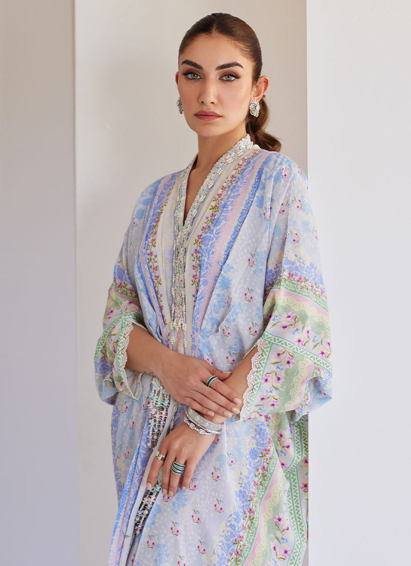 Zerin Crepe Kaftan and Dupatta