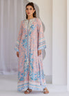 Petal Pink Kaftan, Pants and Dupatta