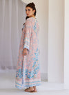 Petal Pink Kaftan, Pants and Dupatta