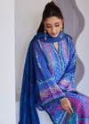 Revel Blue Shirt, Pants and Dupatta