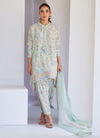 Cira Pale Aqua Shirt and Pants