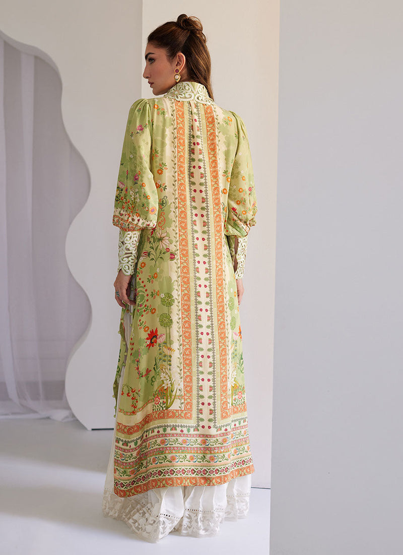 Amiri Sage Shirt, Pants and Dupatta